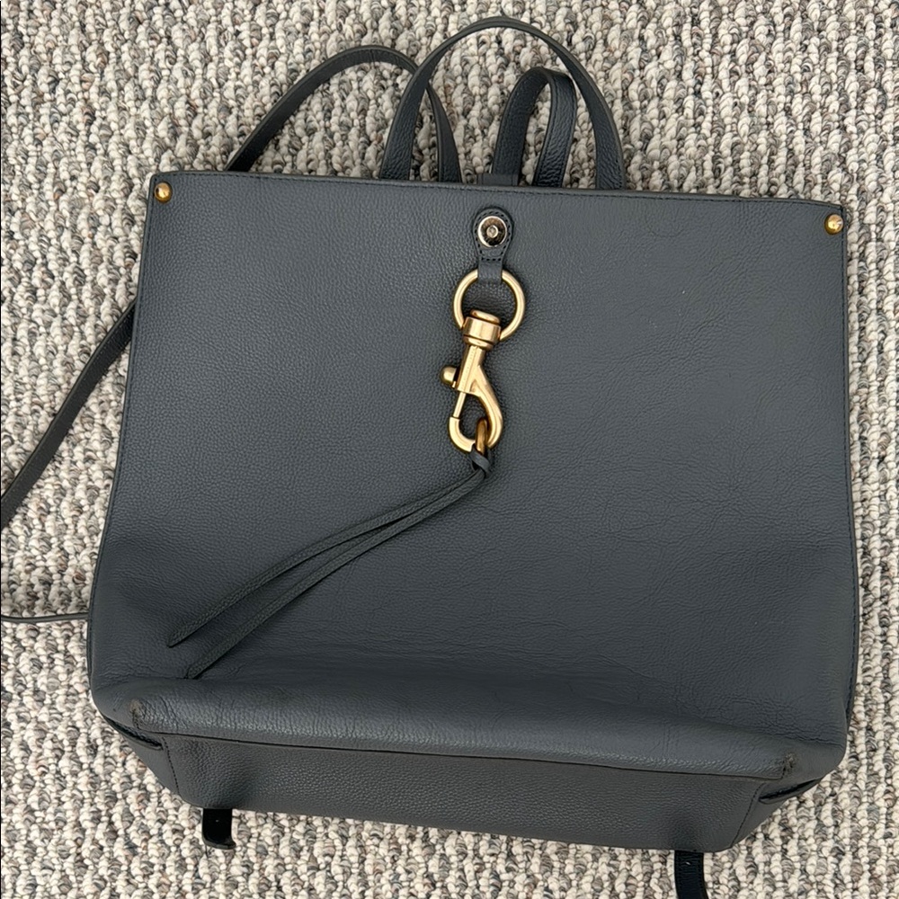 Rebecca Minkoff Dark Gray Leather Backpack